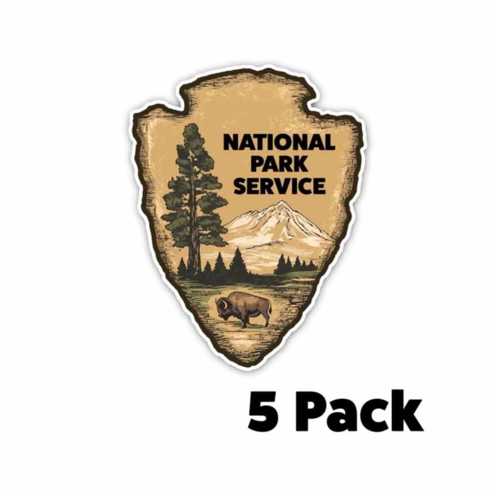 NATIONAL PARK SERVICE ARROW HEAD DECAL STICKER TRUCK VEHICLE WINDOW MULTI PACK