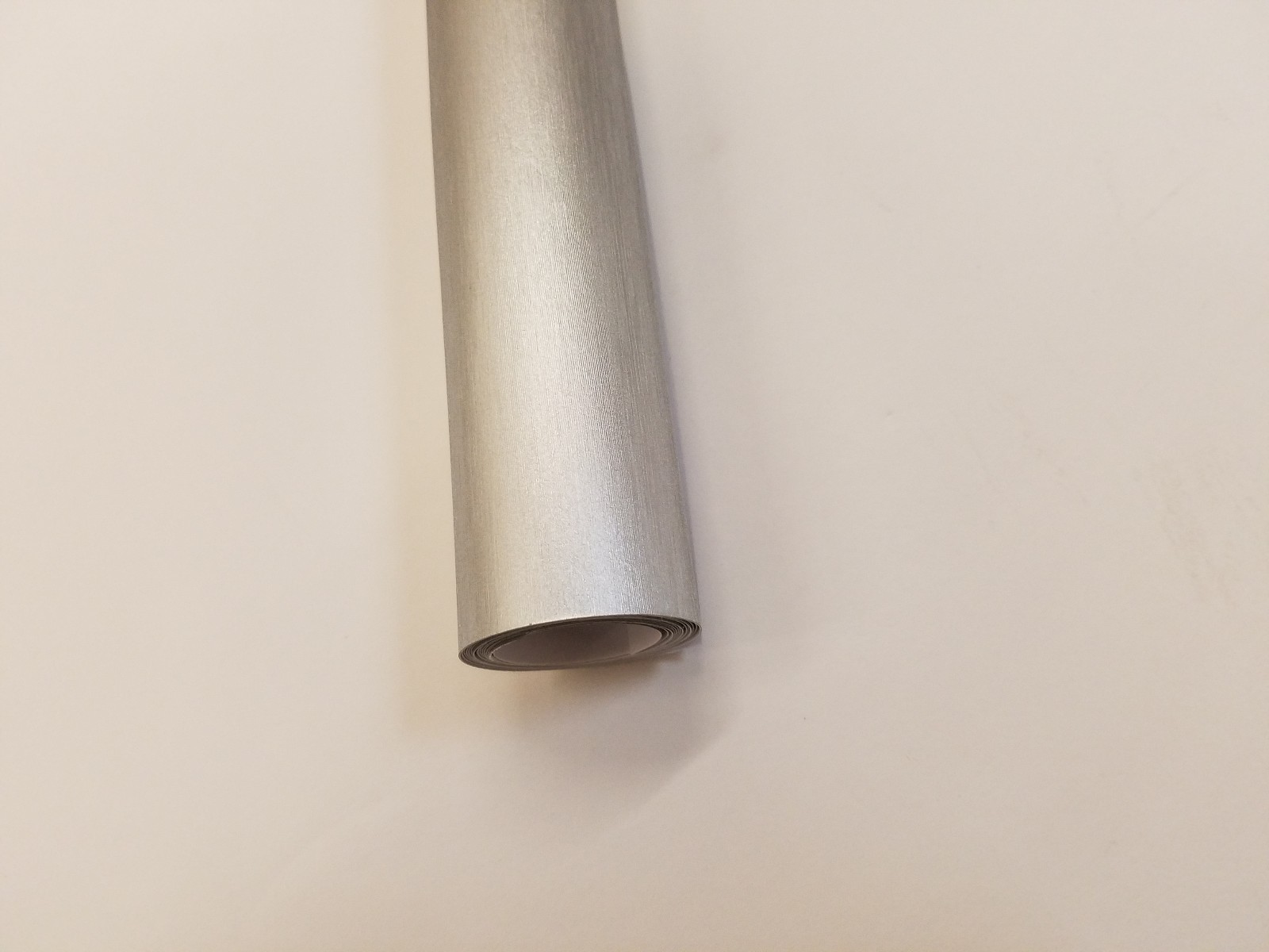 Brushed Silver / Brushed Gray Steel Vinyl Car Wrap Film Sticker Decal Sheet