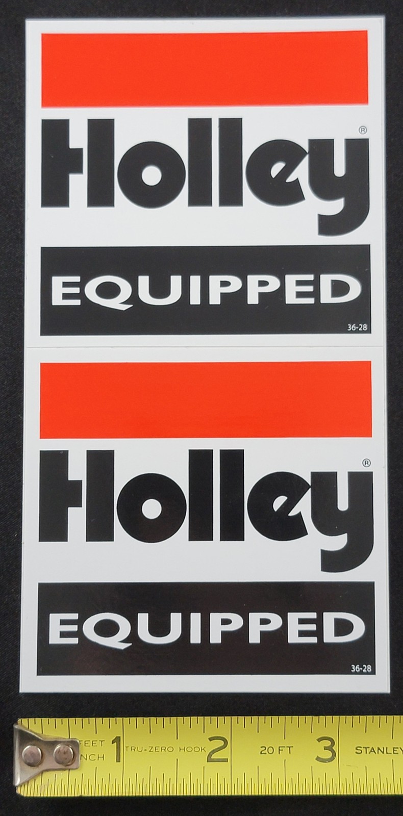 Holley Carburetors Decal Sticker 3.5″ Car Truck Toolbox Trailer Lot of 2
