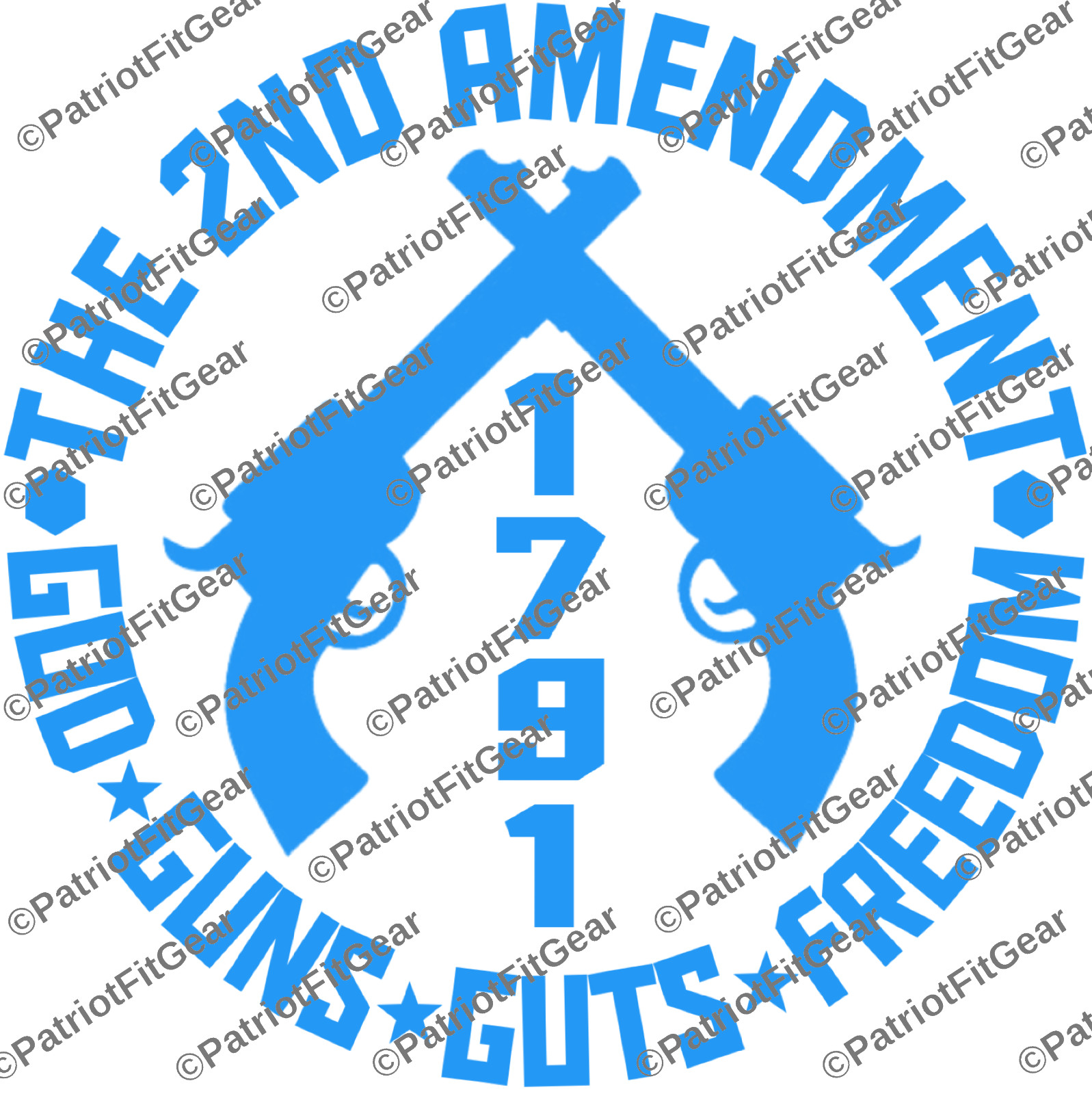 The 2nd Amendment,God Guns Freedom,Molon Labe,2A,Gun Rights,Custom Vinyl Decal