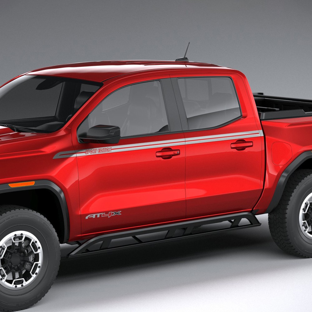 Decal Sticker Vinyl Up Side Racing Stripes Sport Edition for GMC Canyon Denali