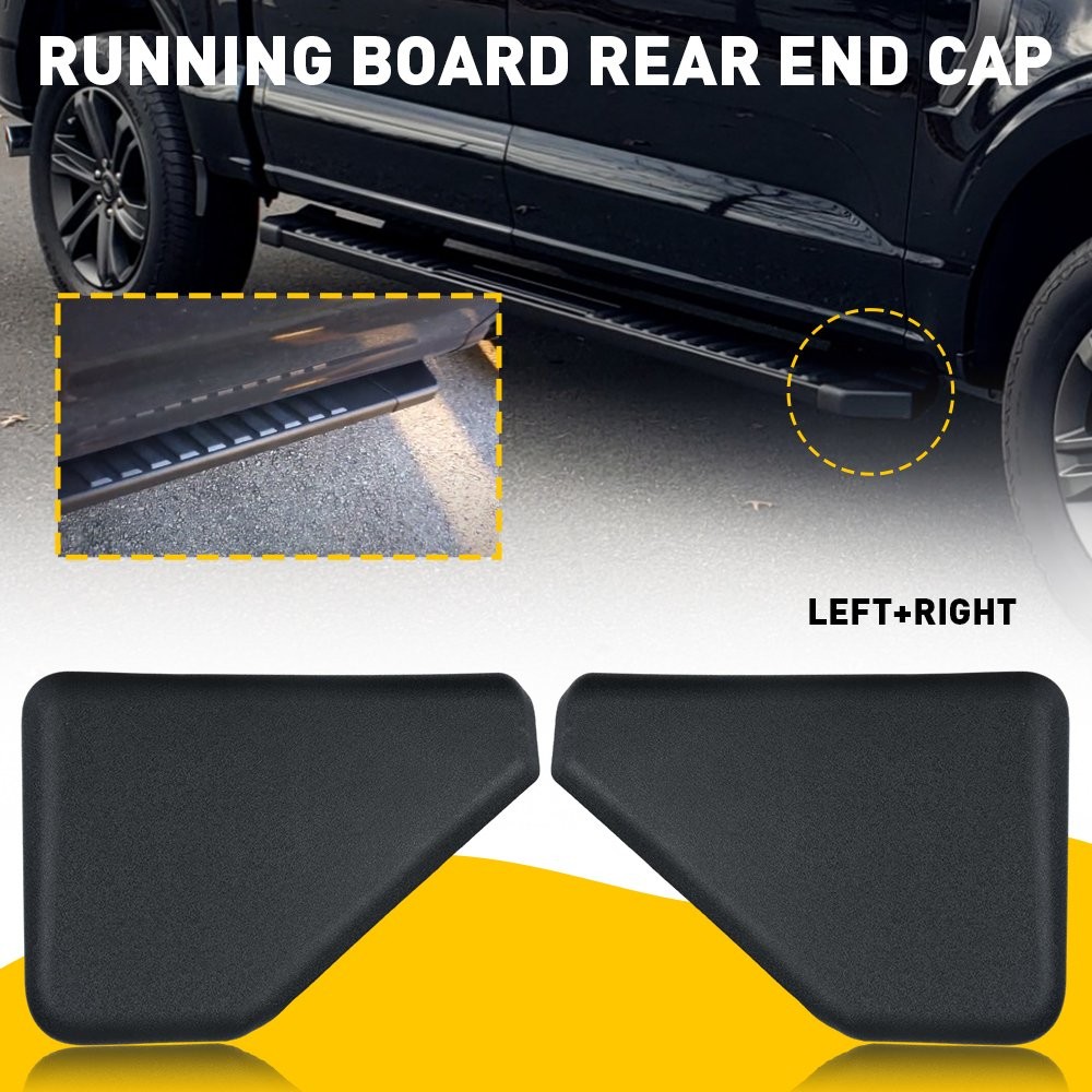 1/2set FL3Z16N455BA Left Right & Side Running Rear Board End Cap For Ford F-150