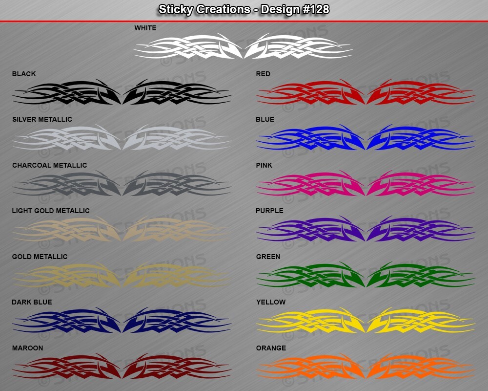 Design #128 TRIBAL CELTIC KNOT Windshield Decal Window Sticker Vinyl Banner Car