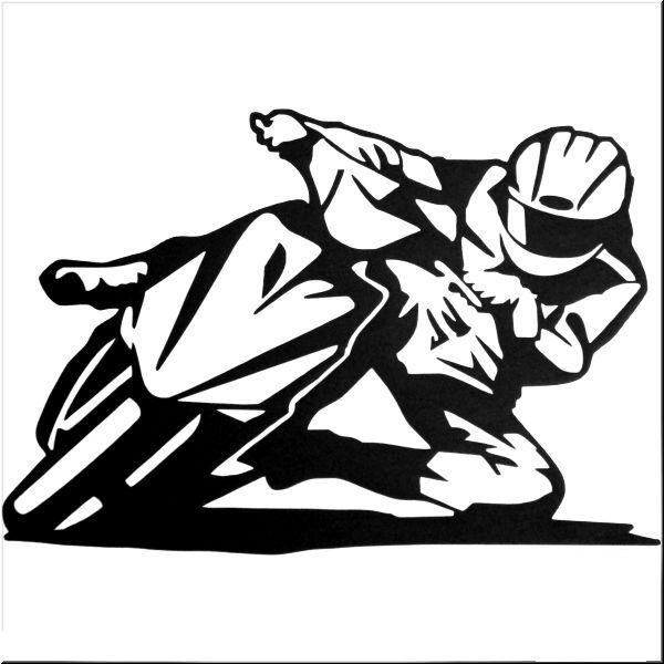CAR MOTORCYCLE HOOD FENDER TANK DECORATION DECAL STICKER KNEE DOWN BLACK