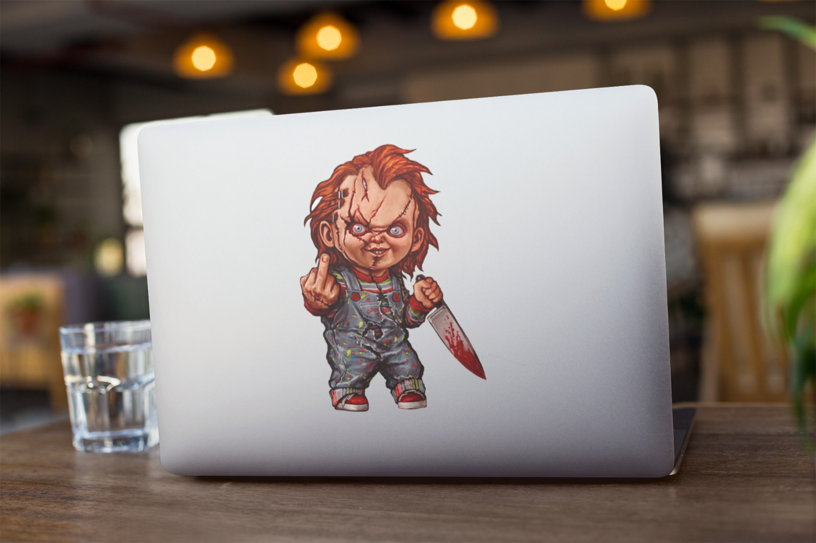 Chucky Horror Car Window Vinyl Decal Halloween Weatherproof Sticker 7″ -12″