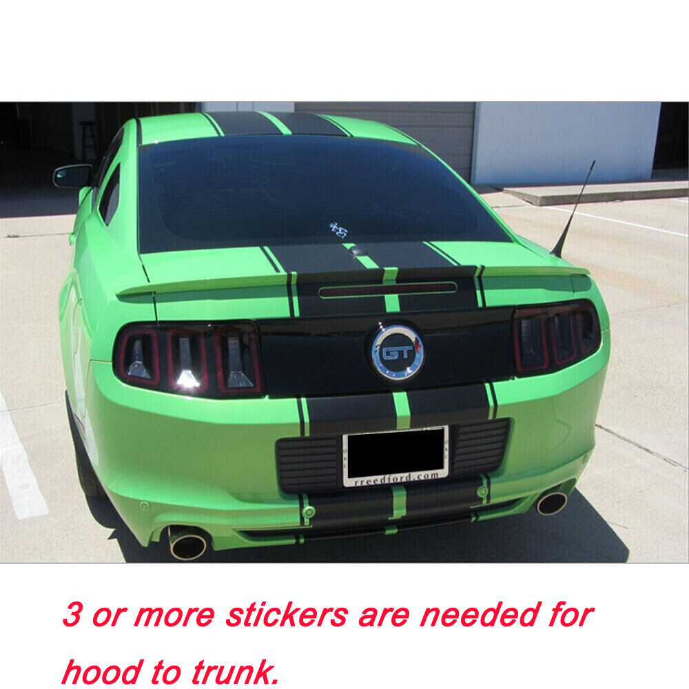 78″ Hood Roof Rally Racing Stripe Decal Stickers For Ford Mustang Chevy Camaro