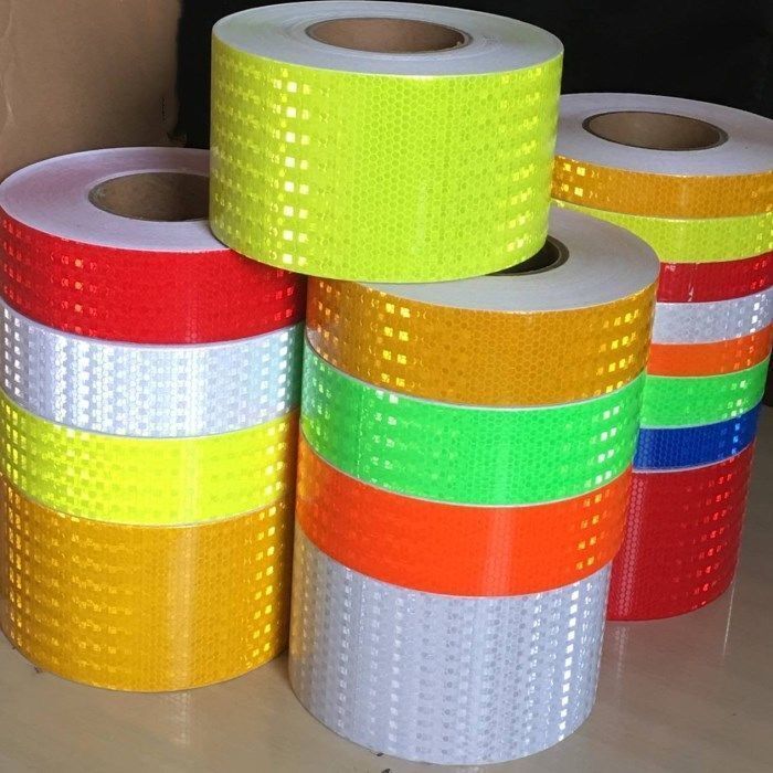 19ft 5cm Reflective Roll Car Truck Safety Tape Self Adhesive Sticker Strip Decal