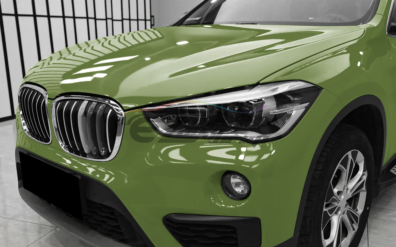 High Gloss Racing Green Car Vinyl Wrap Sticker Decal Sheet Film DIY Air Release