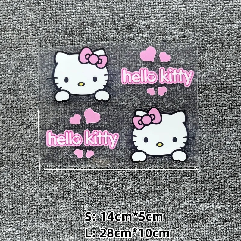 DIY Car Sticker Cartoon Cute Kitty Hood Vinyl Decal Canopy Body Auto Decors DIY