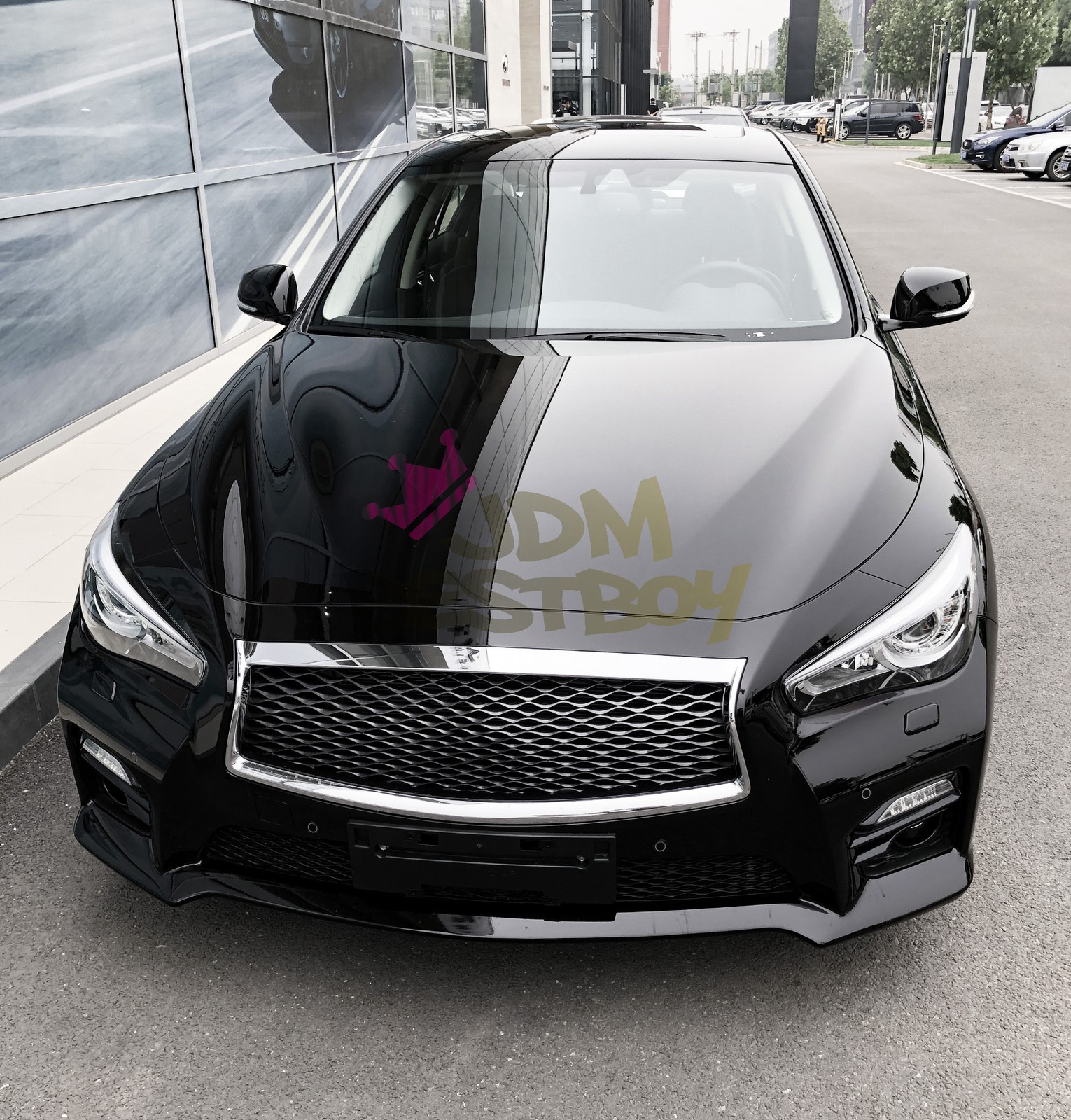 High Gloss Glossy Black Car Vinyl Wrap Sticker Decal Sheet Film DIY Air Release