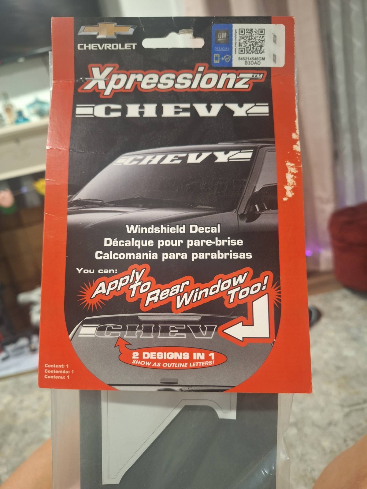 Vinyl Chevy Decal for Windsheild Windshield Window