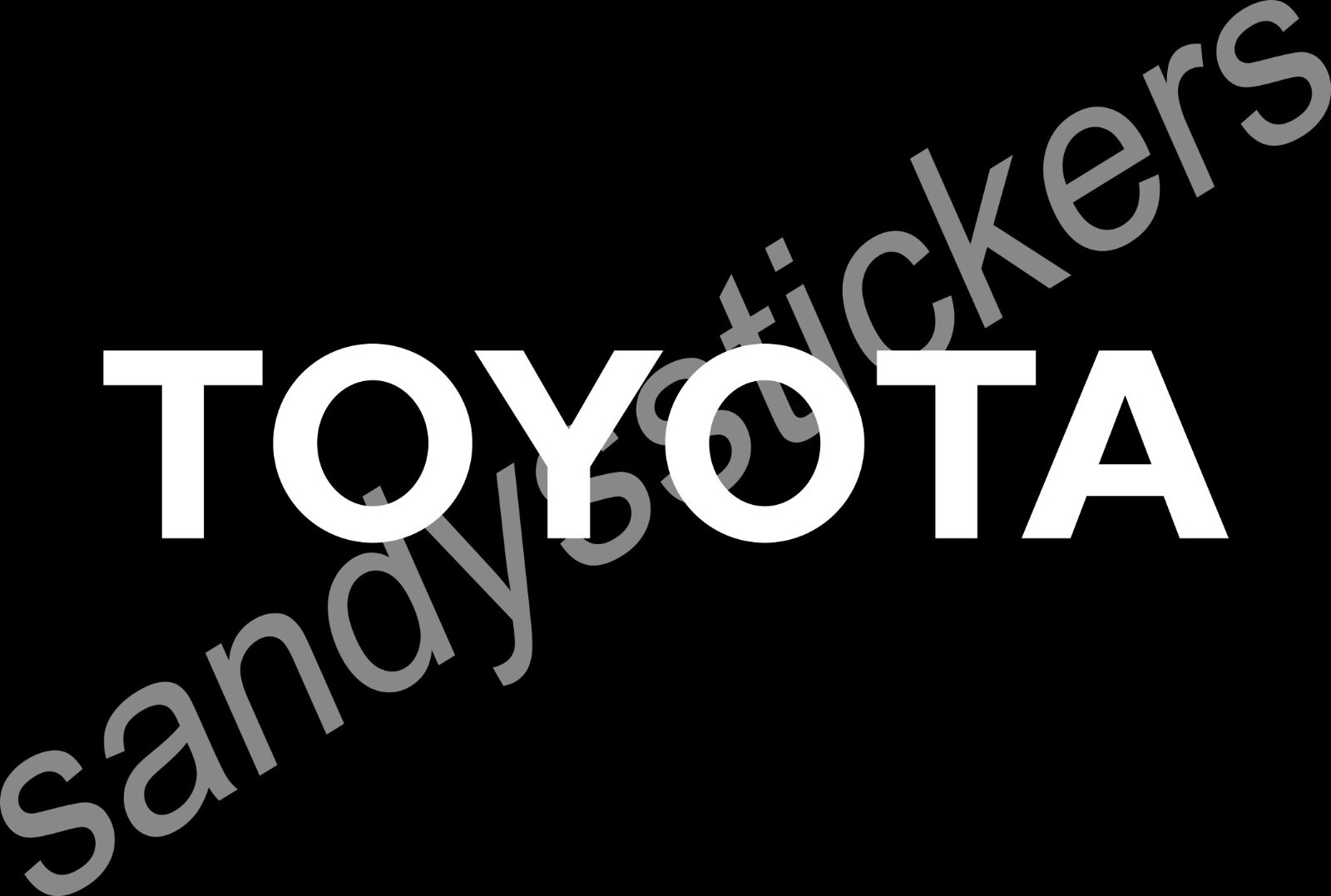 2x Toyota Logo Vinyl Stickers Decals – Many Sizes & Colors – Set of 2