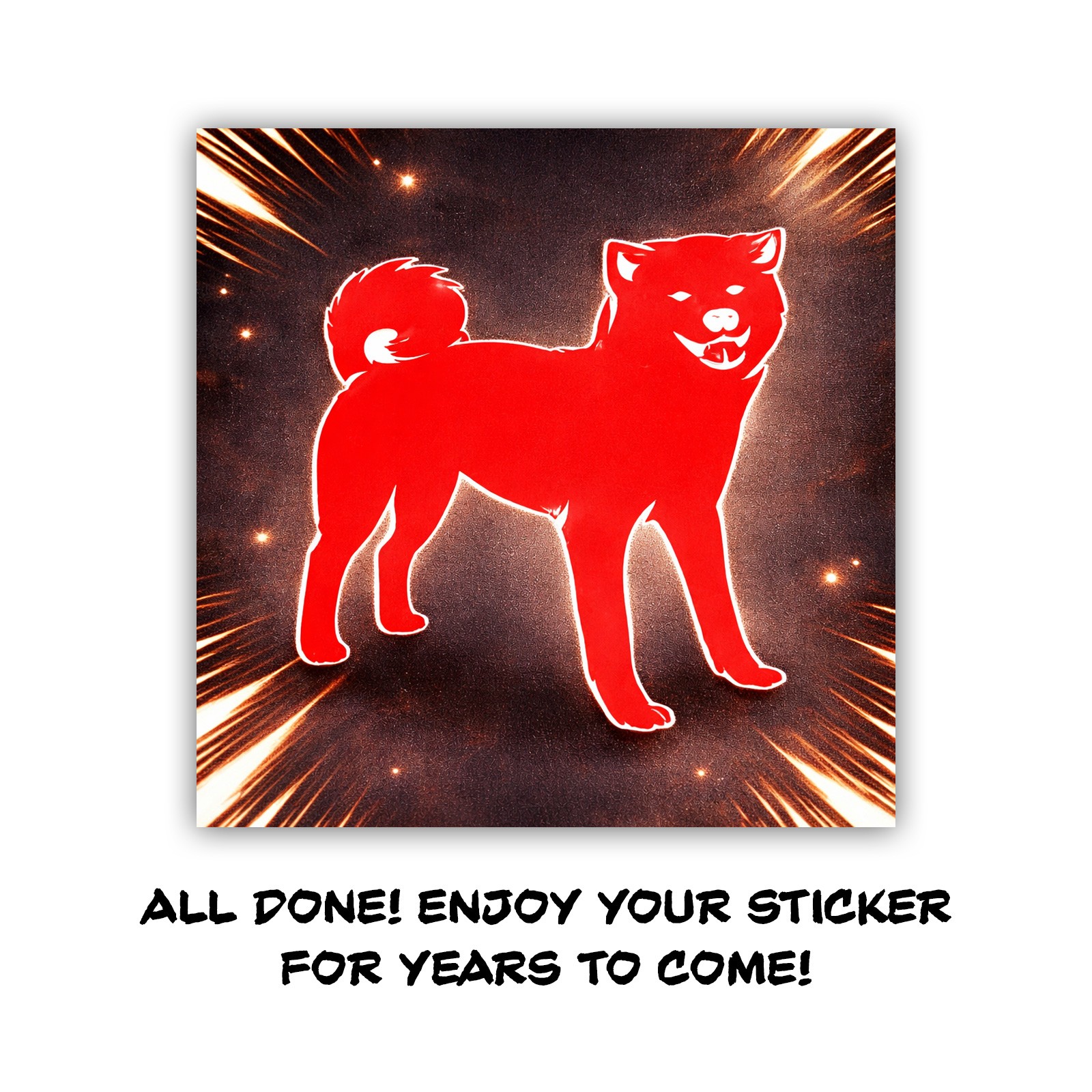 Love Sharpei Vinyl Sticker Die Cut Weatherproof UV Protected