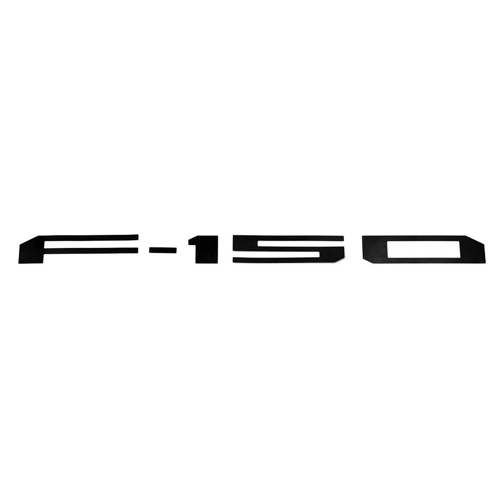 For 2018 F-150 Plastic Tailgate Vinyl Letter Inserts Sticker Black Letter Decal