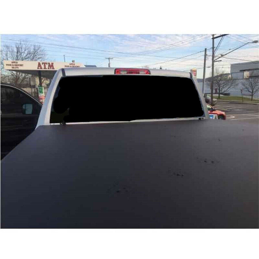 Waterproof BLACK Rear Window Perforated Decal Tint Graphic Sticker for Truck Van