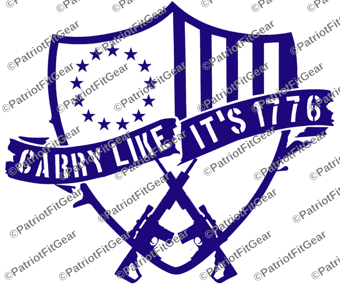 Carry Like Its 1776,2nd Amendment,12″x10″,Gun Rights,Molon Labe,2A,Vinyl Decal