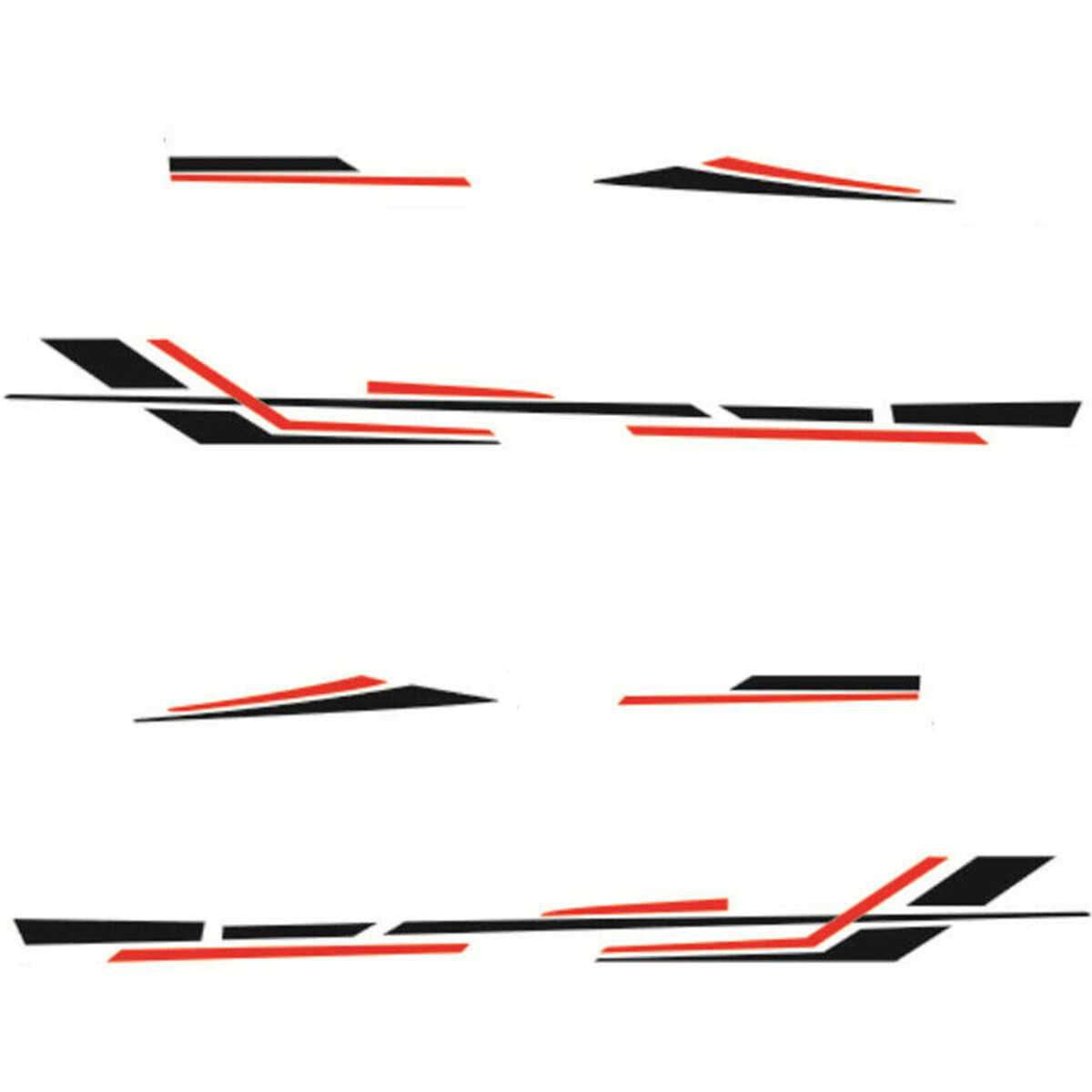Car Stickers Two Side Stripes Graphics Body Vinyl Decals For Camper RV Trailer