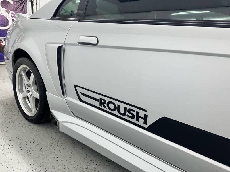 OEM 2002 ROUSH SIDE DOOR GRAPHIC DECALS NEW 2PC SET FITS MUSTANG GT DELUXE RARE