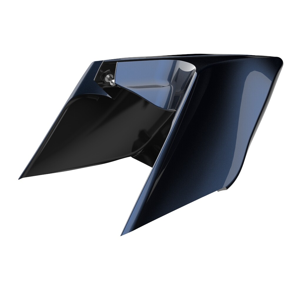 Midnight Blue CVO Stretched Extended Side Cover Panel For 2014+ Harley Touring