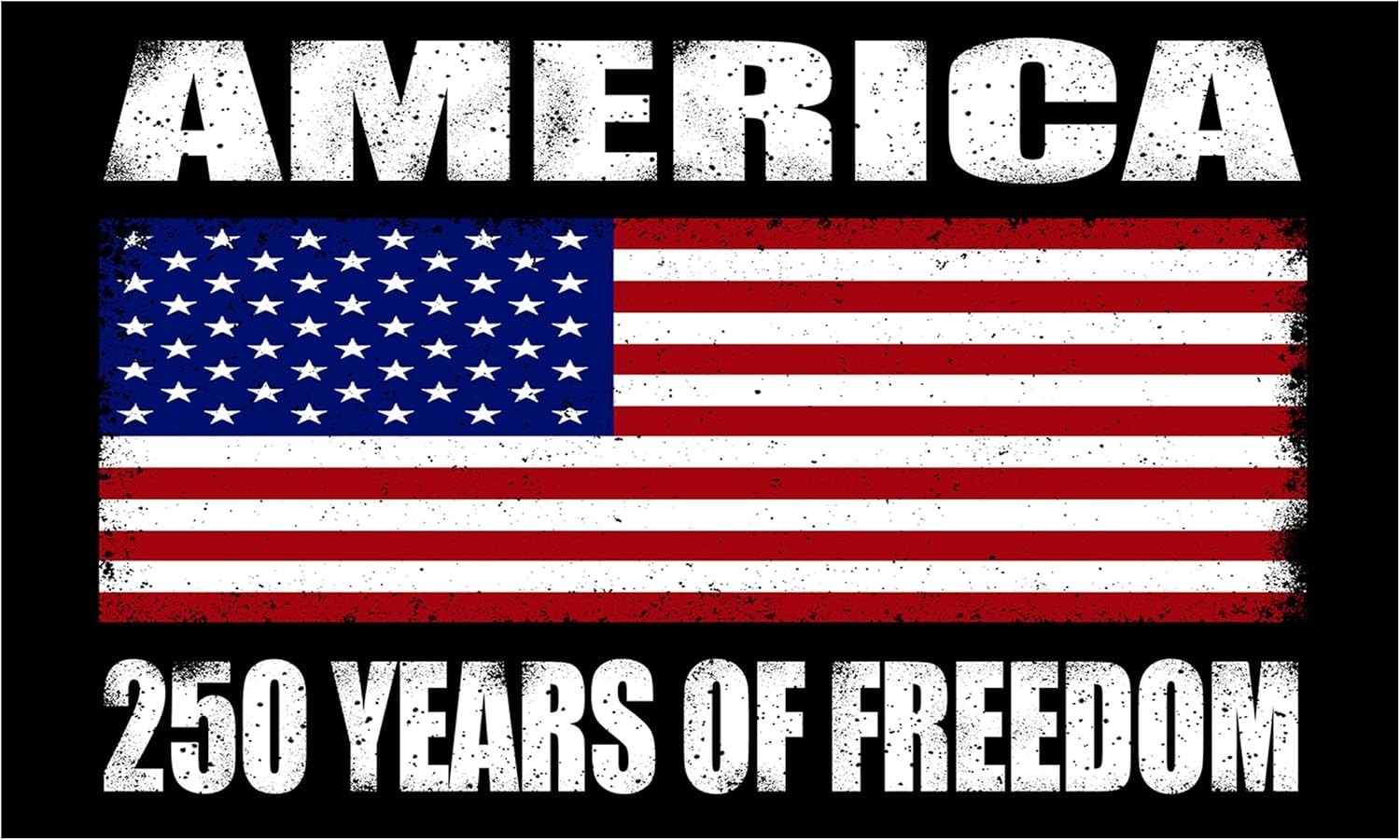 2026 Patriotic American Flag Bumper Sticker – Celebrate 250 of Freedom