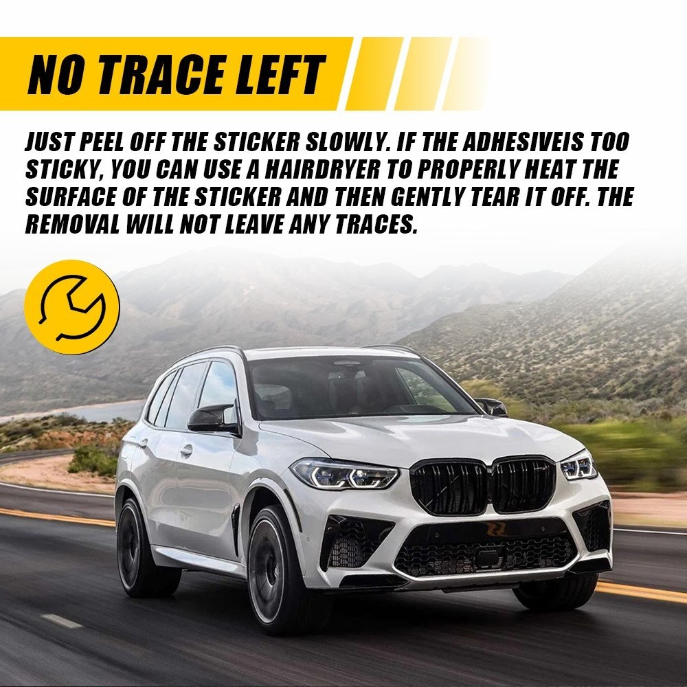 Precut Smoke Tint Vinyl Decals for 24-26 BMW X5 Front Side Marker Lights 1~10X