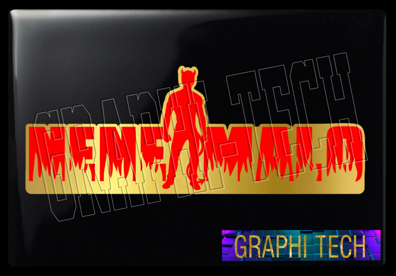 NENE MALO TOXICO DIABLO SEXY STICKER CALCOMANIA DECAL CALCA PEGATINA 18″ 👍