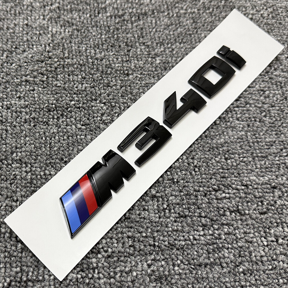 Gloss Black Trunk M Performance Emblem Fit BMW G20 3-Series M340i Sport Badge