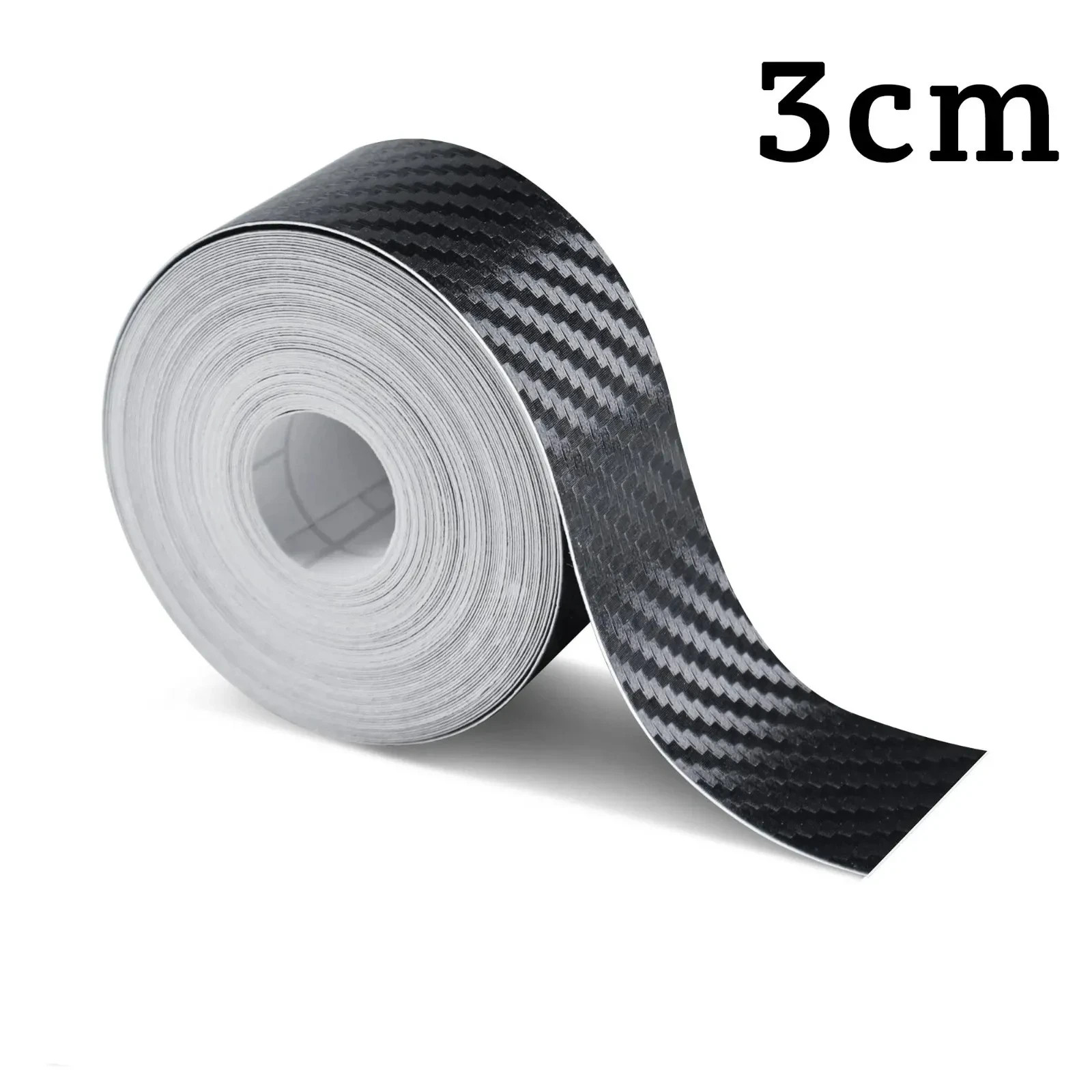 Nano Carbon Fiber Car Protector Strip Anti-Scratch Door Sill Mirror Film Tape