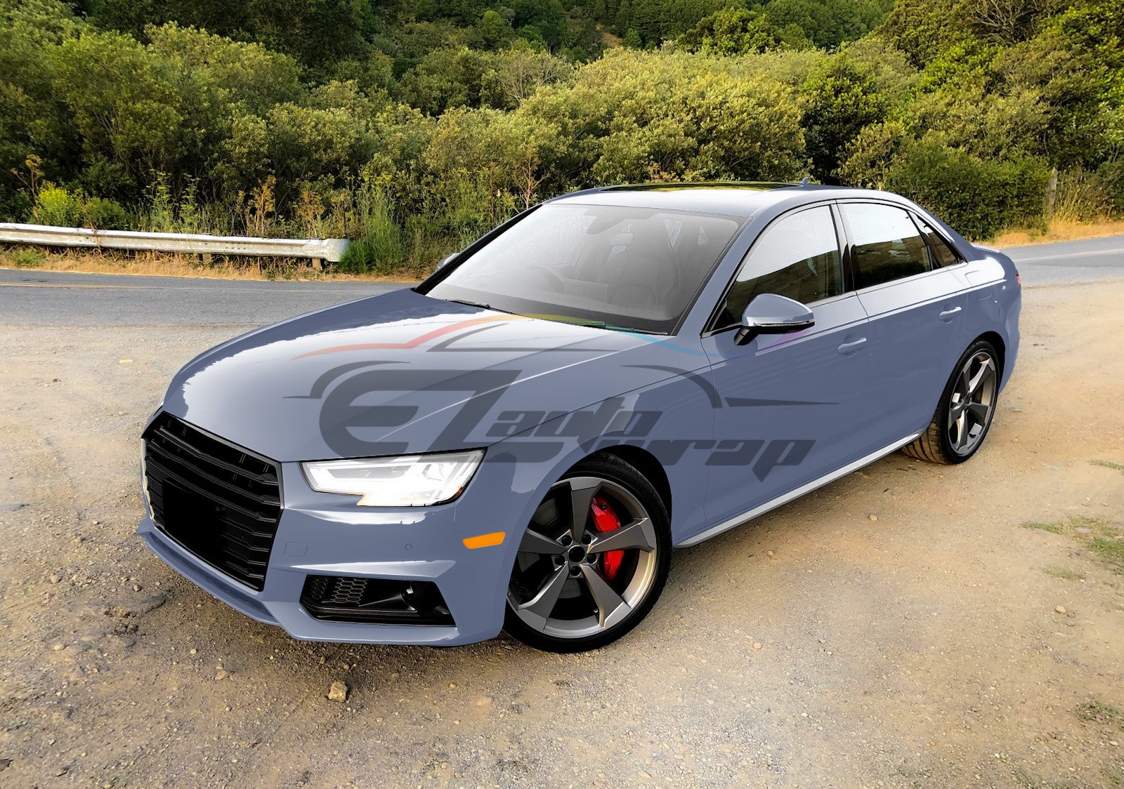 4″x8″ Sample PPF Paint Protection Film Gloss Space Gray Invisible Scratch Shield