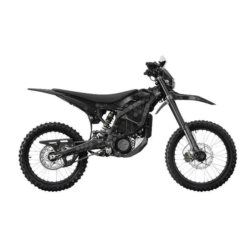 Surron Ultra Bee Graphics Kit Wrap – Black Hexa Camo – Sur-Ron Skin – Premium 3M