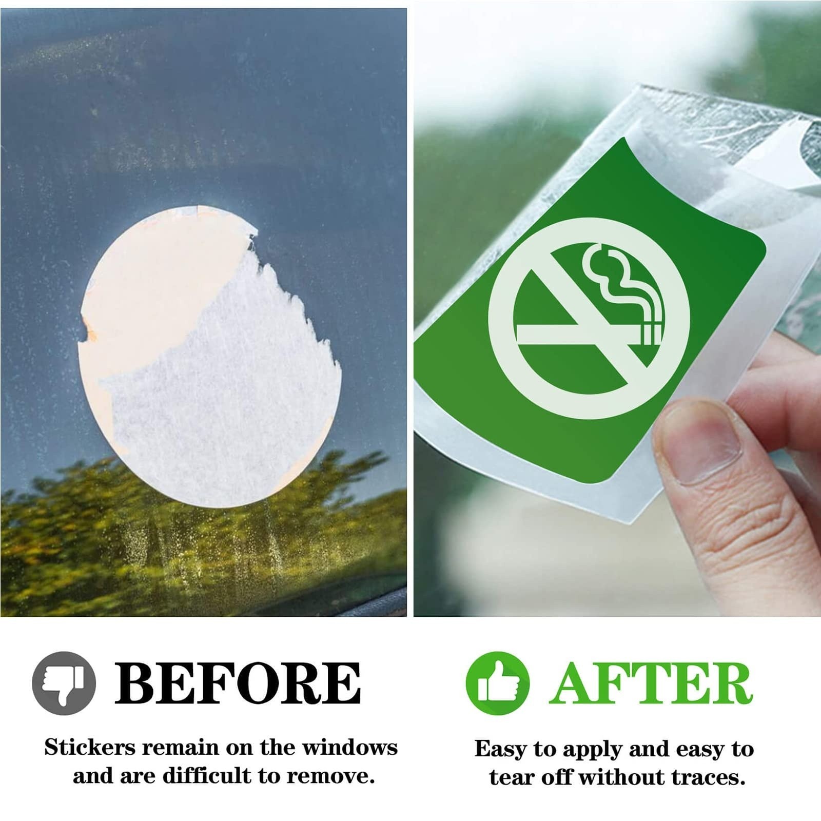10PCS Car Windshield Static Cling Sticker Holder 4×6 Inspection Permit Window Fi