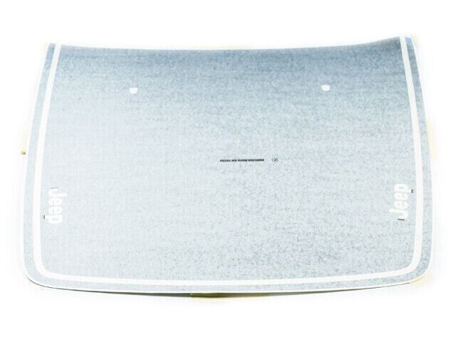 Genuine Mopar 2008-2012 Jeep Lebirty Graphic Hood Jeep Logo Silver 82213200