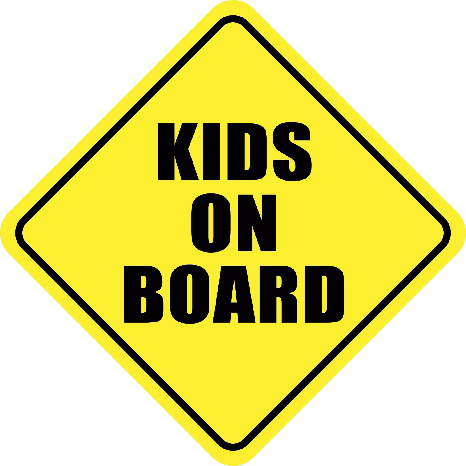 KIDS ON BOARD STICKER DECAL BABY MADE IN USA Buy 2 get 3rd FREE