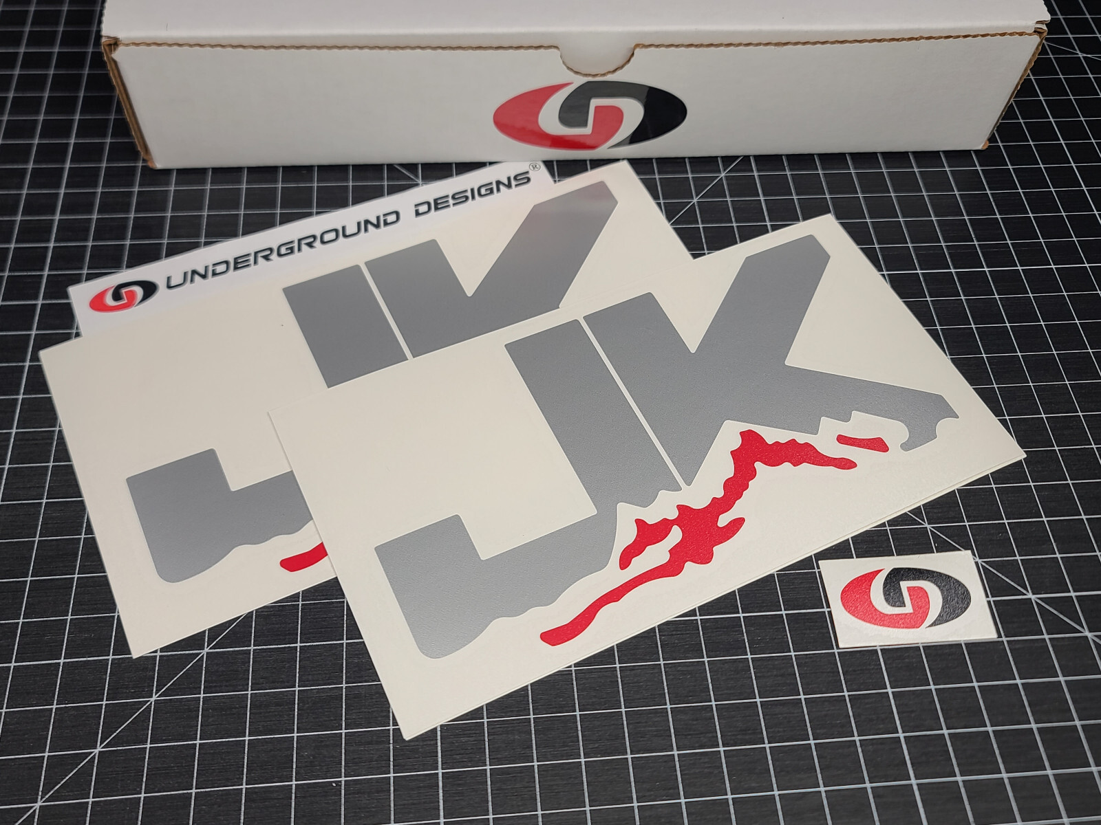 JK Decals (2pk) Mountain Scape Fender Window Stickers Fits 2007-18 Jeep Wrangler