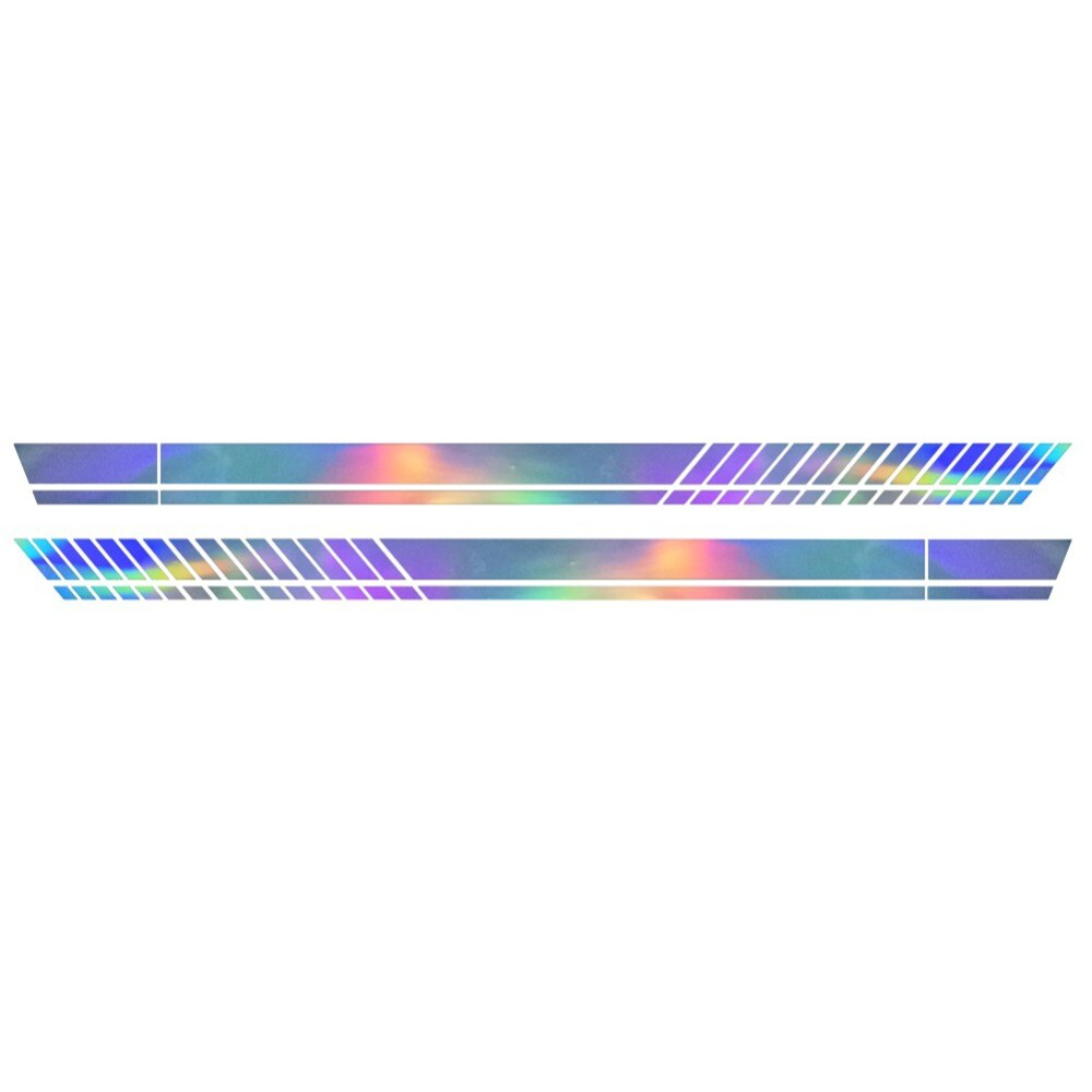 Long Racing Stripes Colorful Graphics Vinyl Decal Sticker For Car Both Side Body
