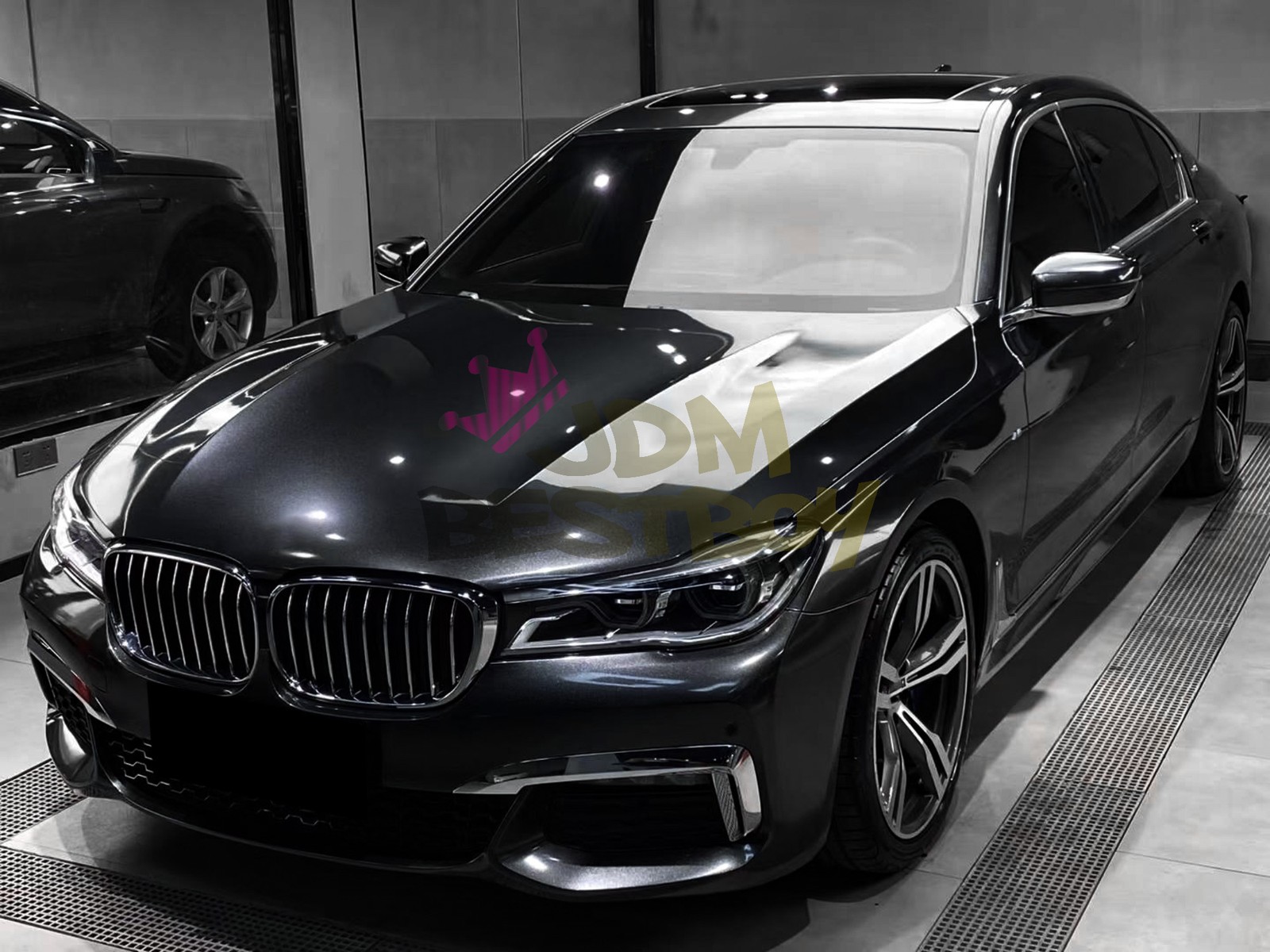 Gloss Metallic Charcoal Gray PPF TPU Paint Protection Film Dry Wet Vinyl Wrap
