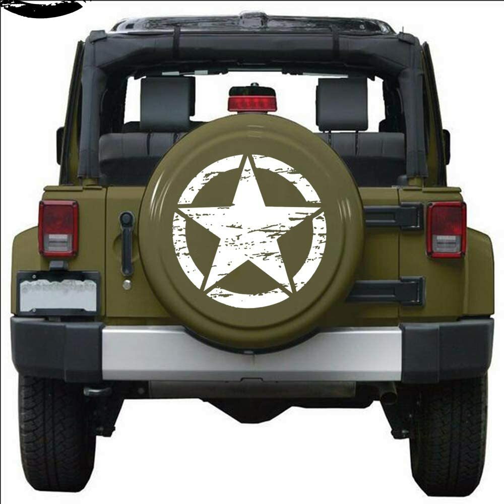 2x 20″ Distressed US Military Army Star Stickers Decal Car Truck SUV Hood Doors