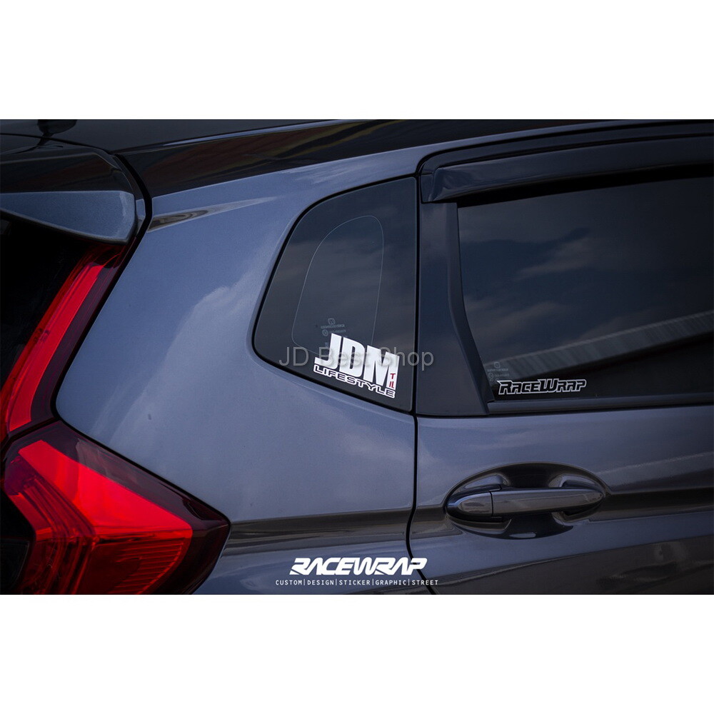 JDM LIFESTYLE Jap Car Trucks Stickers Dicut Vinyl Decal Glass Corner Sport Drift