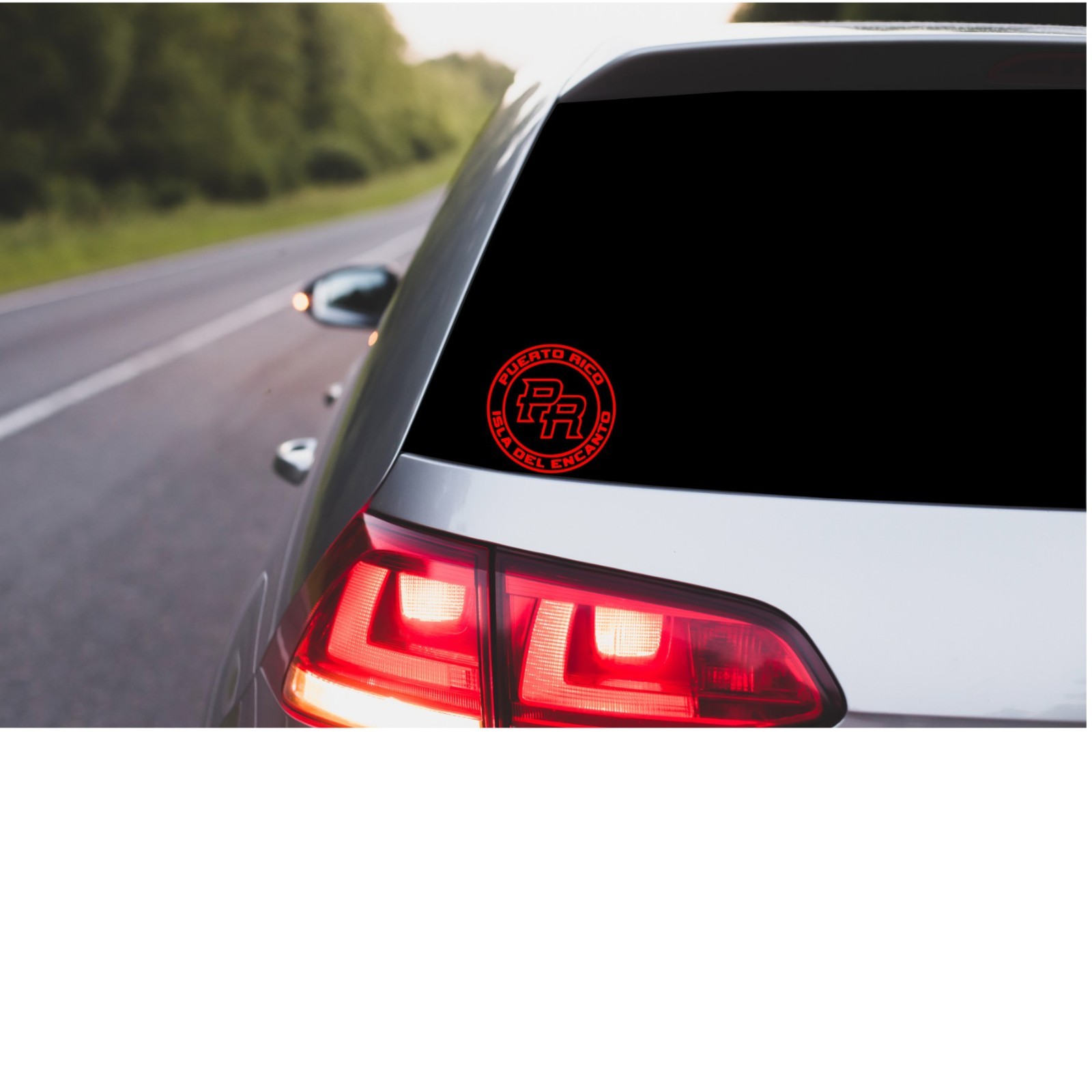 Puerto Rico Isla Del Encanto Car Sticker Vinyl Decal