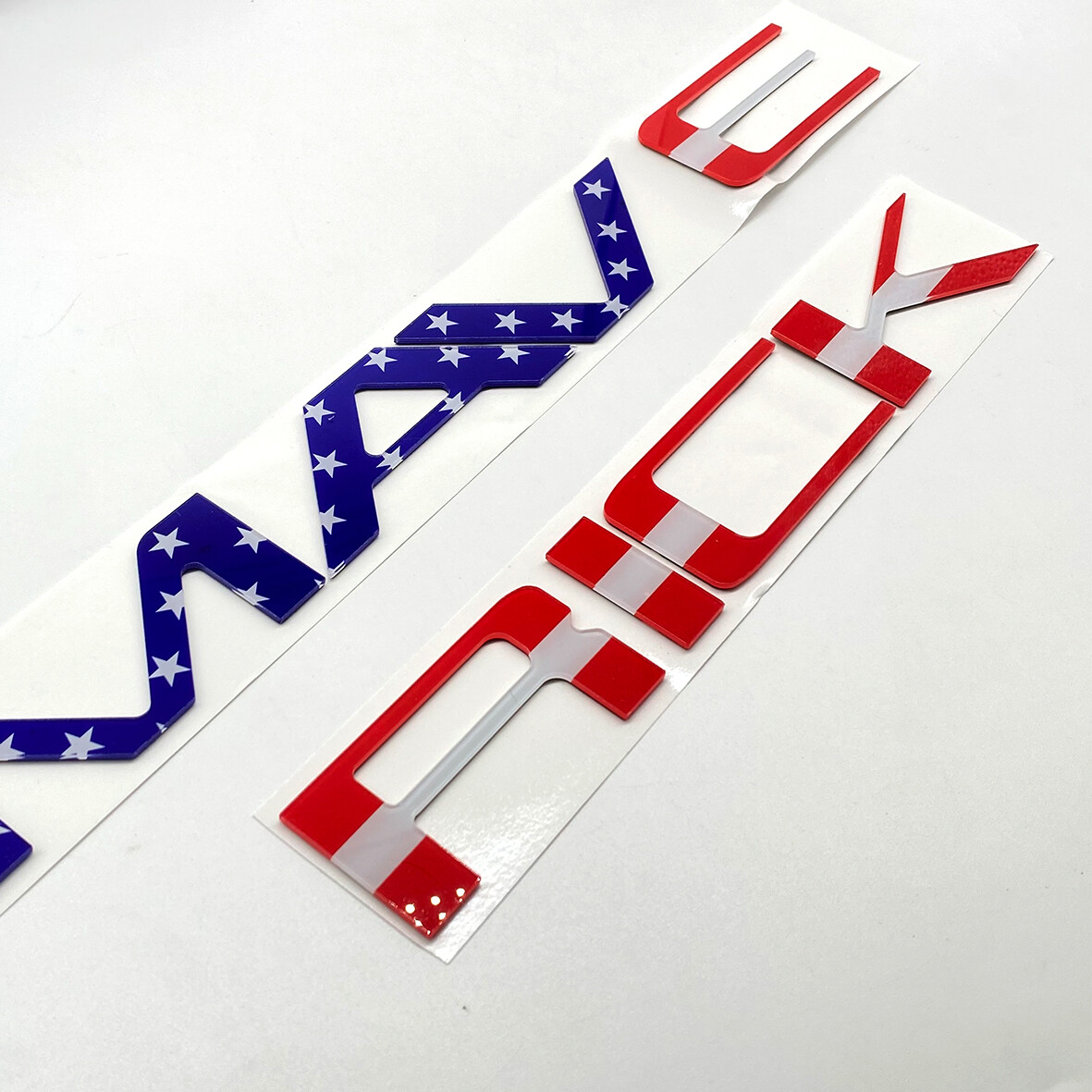 US Flag letters compatible with For MAVERICK 2022 23 24 tailgate insert Emblem