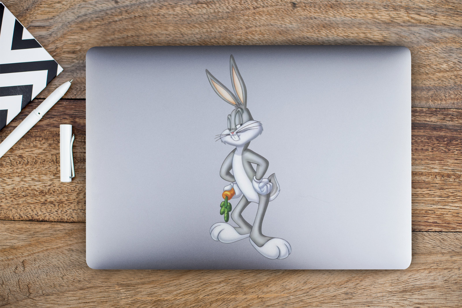 Bugs Bunny with Carrot Vinyl Decal Cartoon Laptop Large Sticker Multiple Sizes