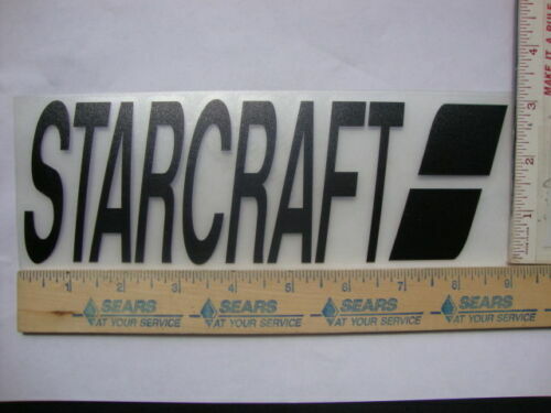STARCRAFT BOAT DECAL VINTAGE STYLE CAMPER RV MARINE FISHING 9″X3″ STICKER