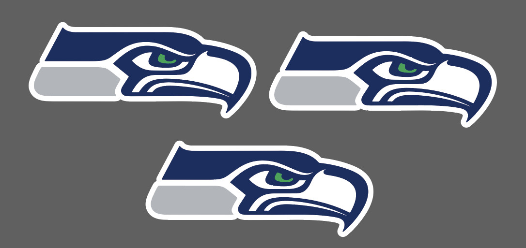 Seattle Seahawks Vinyl Decal Car Truck SUV Laptop Mancave Football Graphic