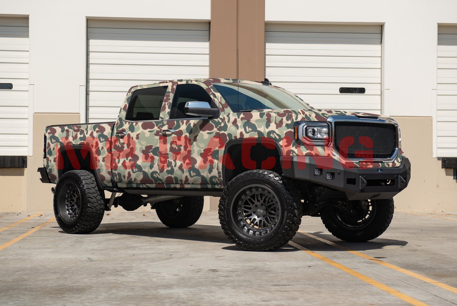 Premium Camouflage Camo Ape Green Car Vinyl Wrap Sticker Decal Sheet Film DIY