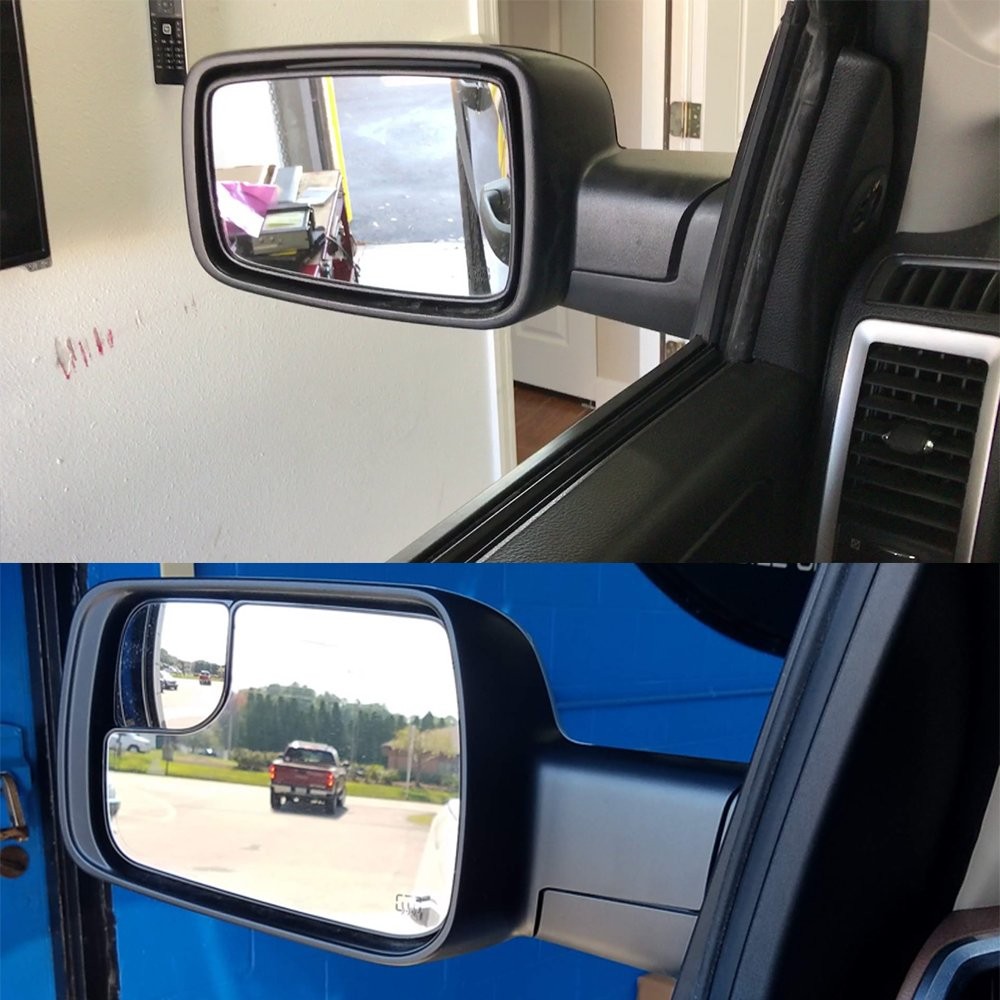 1/2Set Exterior Mirror Heated Glass Signal Power Side for Driver Dodge Ram 2500