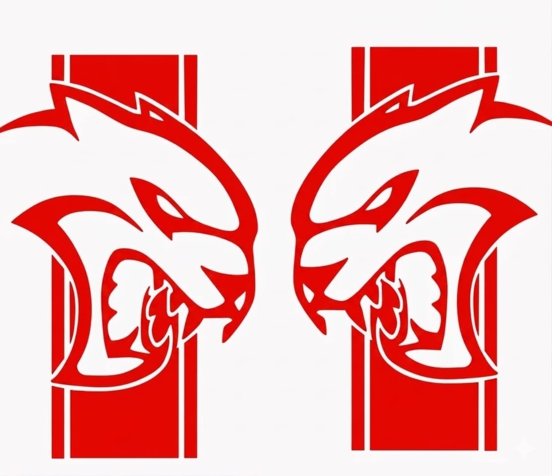 Side Decal Vinyl Graphic Sticker Dodge Ram Truck Quarter Panel Bed Set of 2