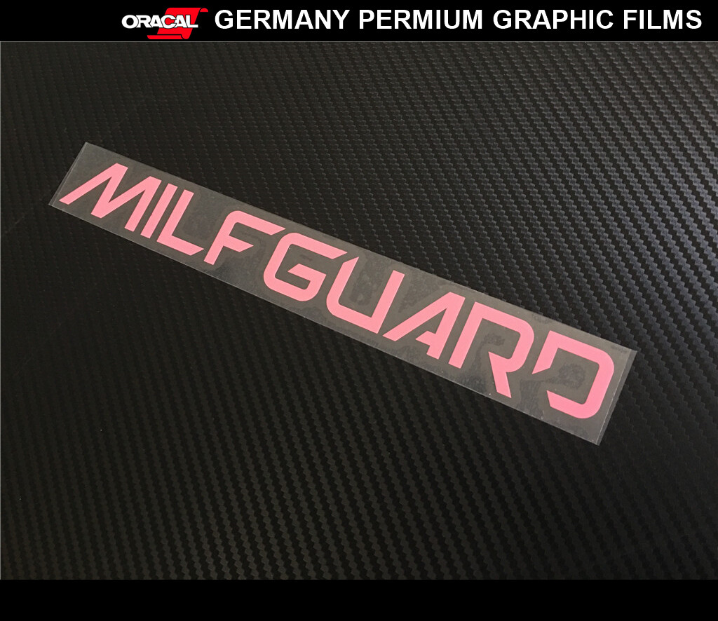 Cyberpunk LOVE Milfguard Car / Motorcycle / Computer Decal Sticker #CP13