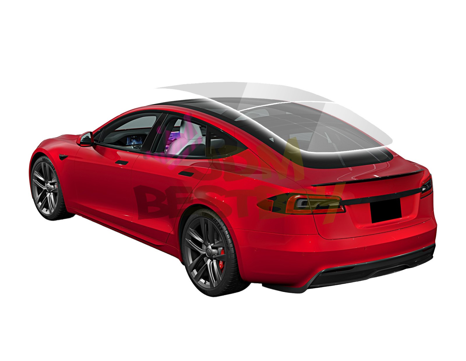TPU Essmo Security Clear Glass Car Auto Sunroof VLT70% UV99% Windshield Sunshade