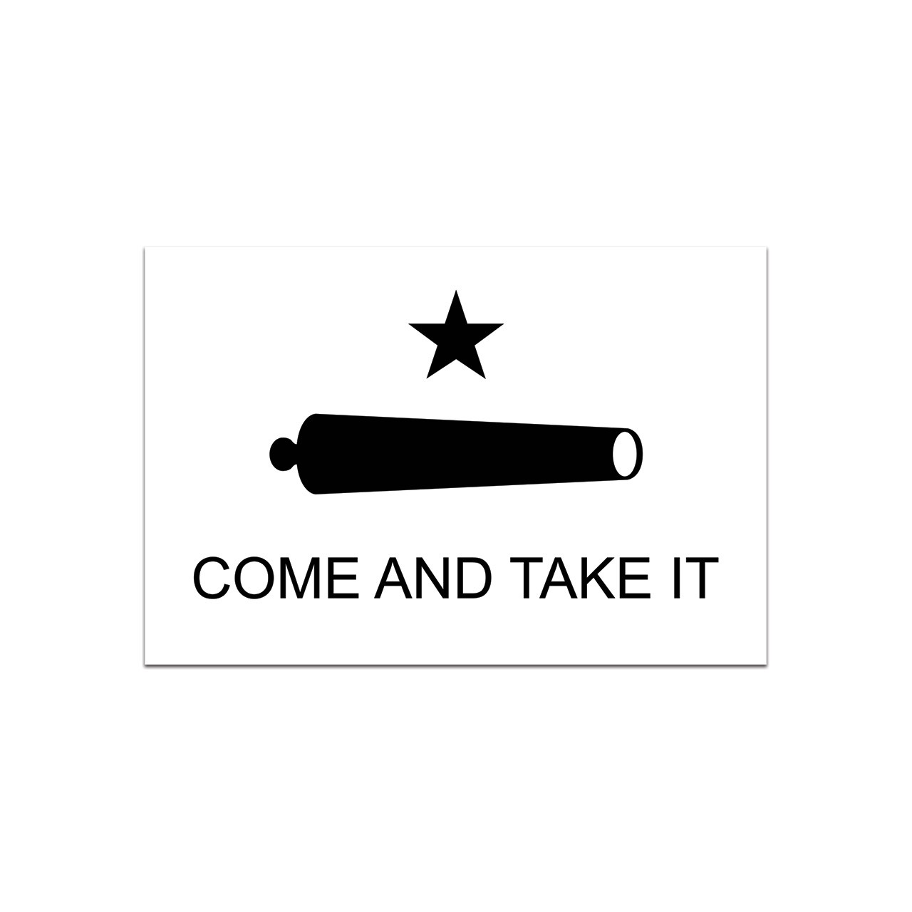Come and Take It Flag Gonzales Sticker Decal