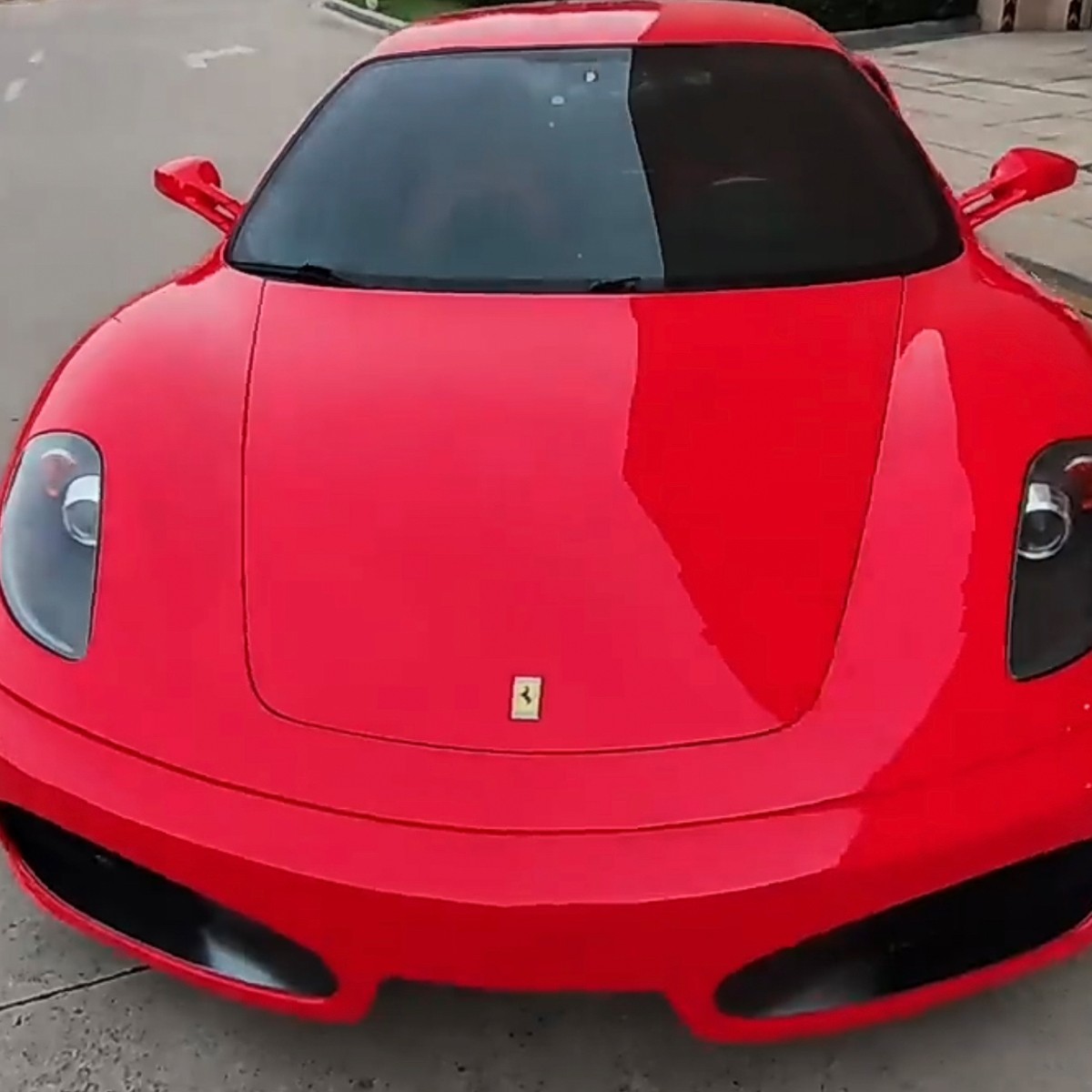 12″x60″ Ultra Gloss PET Liner Ferrari Red Car Vinyl Wrap Air Release 1FT x 5FT